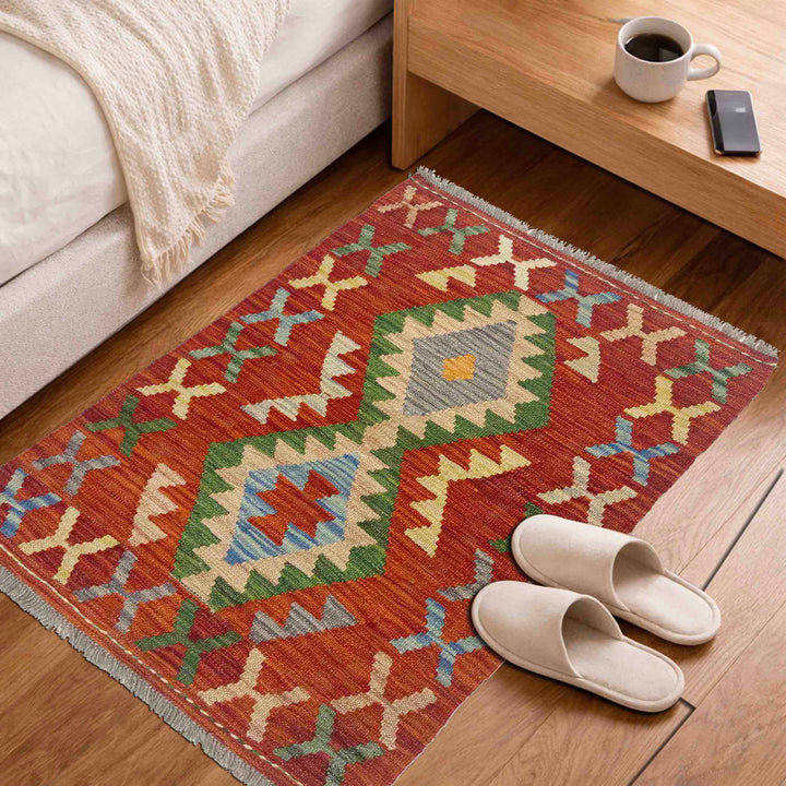 Small Size Chobi Kilim 2' 0" x 3' 4" - No. AL667132
