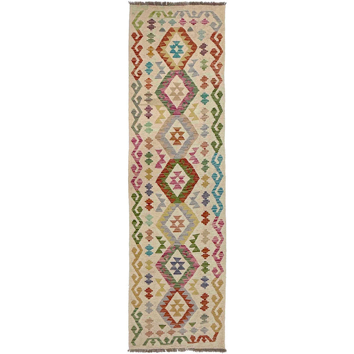 Afghan Kilim Runner 2' 3" x 7' 11" Flat-Weave
