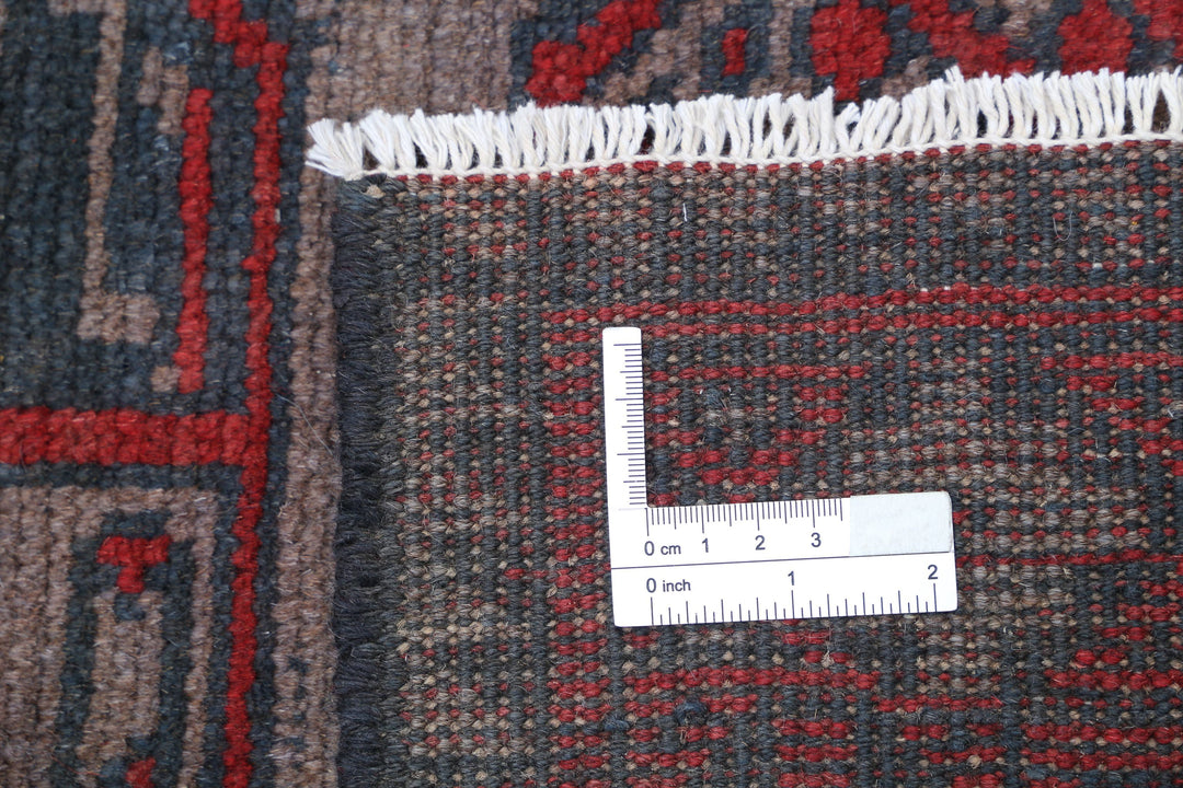 Afghan Akcha Revival Rug 4' 10" x 6' 1" Hand-Knotted | No. AT57184