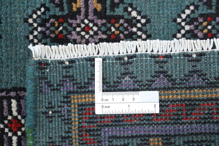 Afghan Revival Rug 5' 7" x 7' 7" Hand-Knotted | No. AT63988