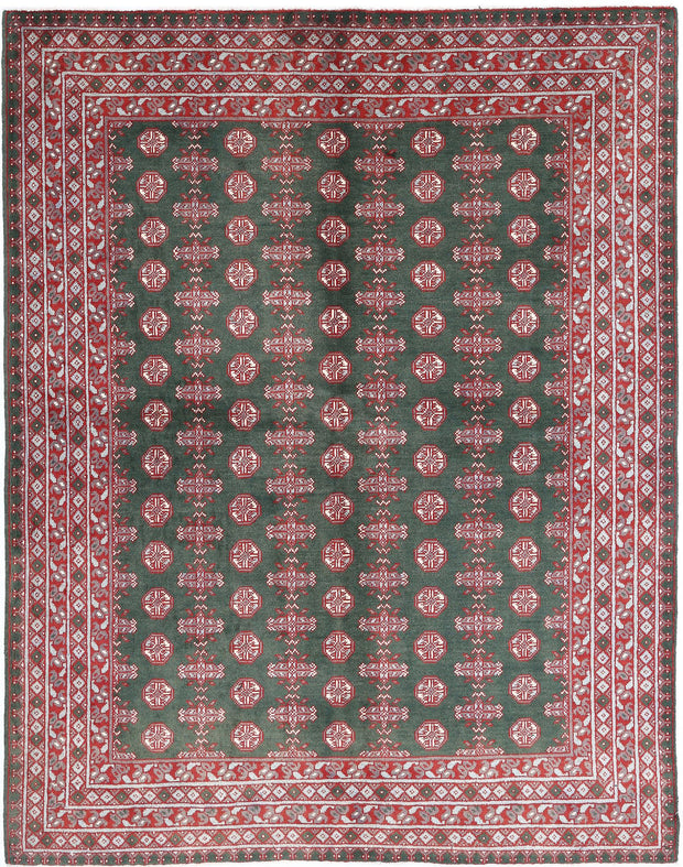 Hand Knotted Akcha Revival Wool Rug 5' 11" x 7' 7" - No. AT49774