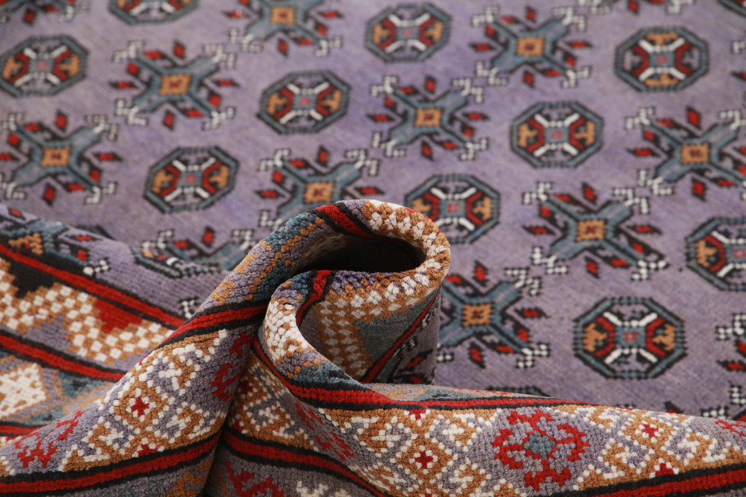 Afghan Revival Rug 5' 4" x 8' 1" Hand-Knotted | No. AT63058