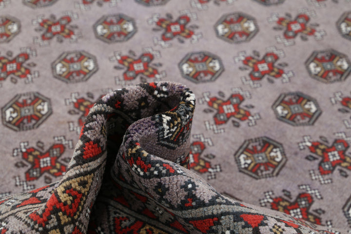 Afghan Revival Rug 6' 7" x 9' 4" Hand-Knotted | No. AT51445