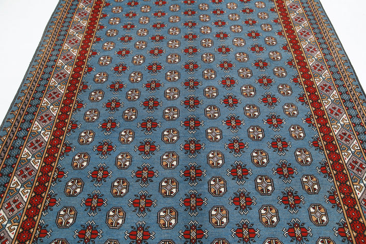 Afghan Revival Rug 6' 7" x 9' 8" Hand-Knotted | No. AT31825