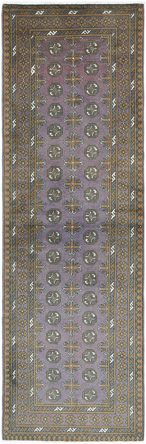 Hand Knotted Akcha Revival Wool Rug 2' 9" x 9' 6" - No. AT80107