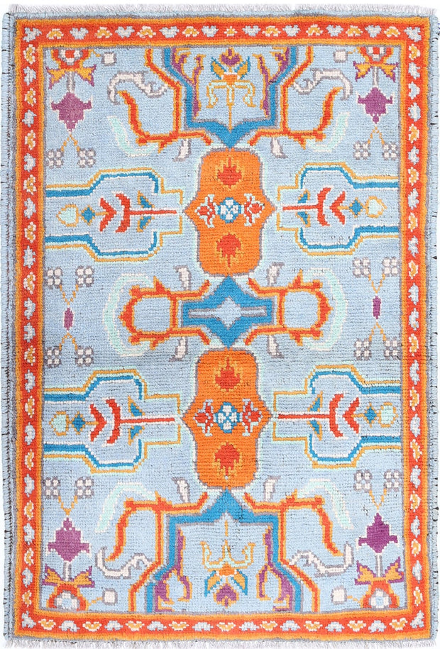 Hand Knotted Baluch Revival Wool Rug 2' 8" x 4' 0" - No. AT90638