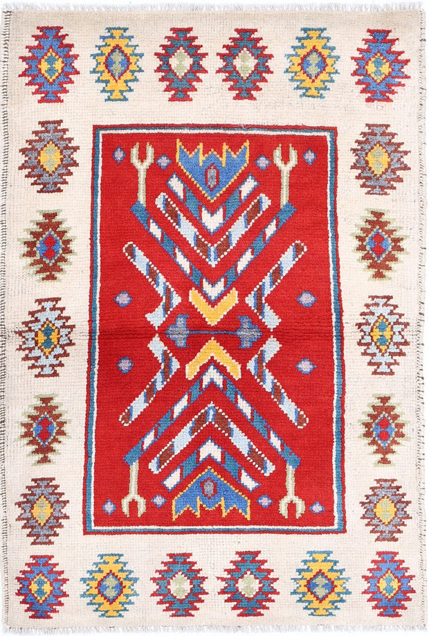 Hand Knotted Baluch Revival Wool Rug 2' 10" x 4' 1" - No. AT81045