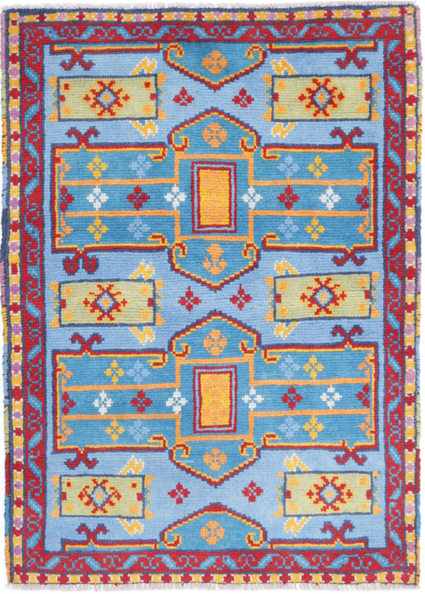 Hand Knotted Baluch Revival Wool Rug 2' 8" x 3' 10" - No. AT83275