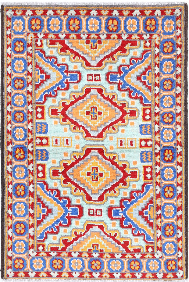 Hand Knotted Baluch Revival Wool Rug 2' 7" x 4' 0" - No. AT84227