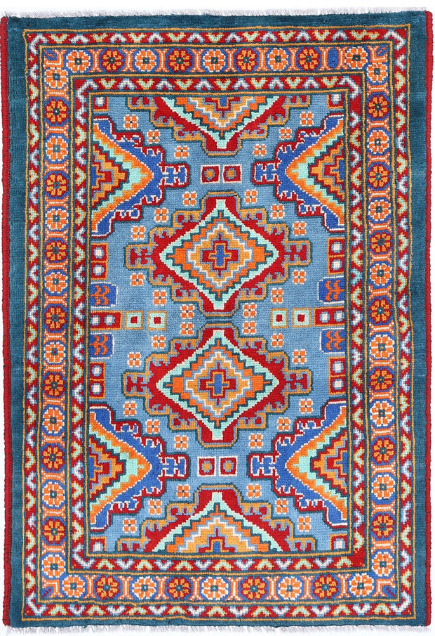 Hand Knotted Baluch Revival Wool Rug 3' 3" x 4' 10" - No. AT63079
