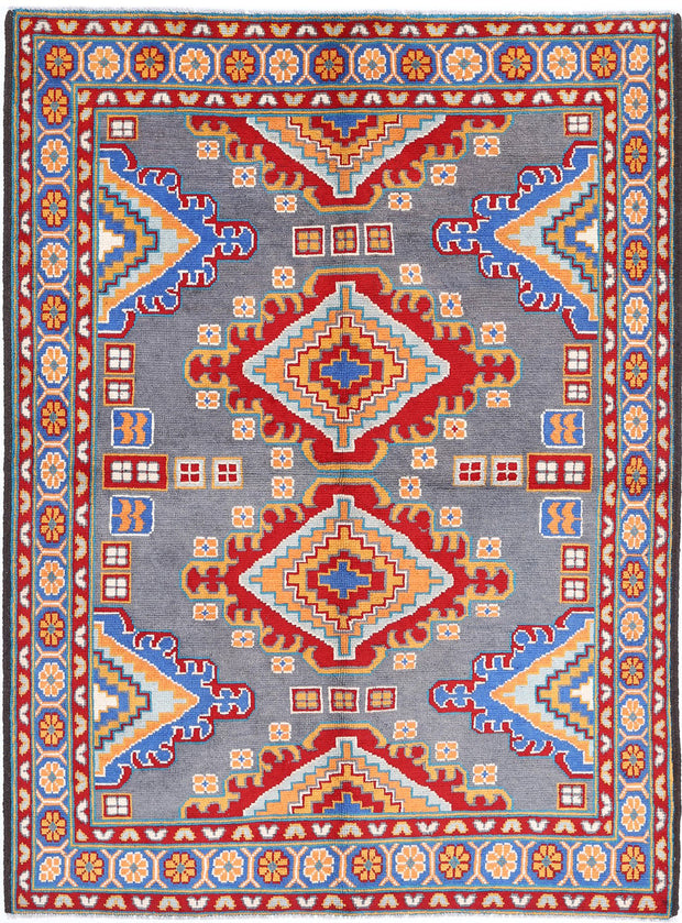 Hand Knotted Baluch Revival Wool Rug 5' 8" x 7' 10" - No. AT49696