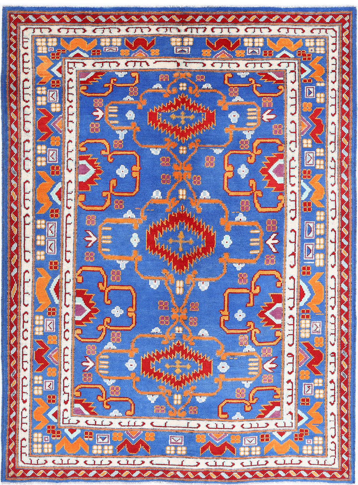 Afghan Baluch Revival Rug 5' 10" x 7' 7" Hand-Knotted | No. AT31925