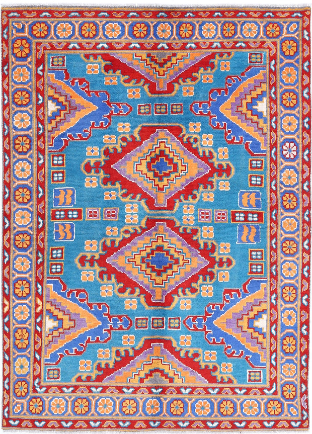 Hand Knotted Baluch Revival Wool Rug 4' 8" x 6' 8" - No. AT26424