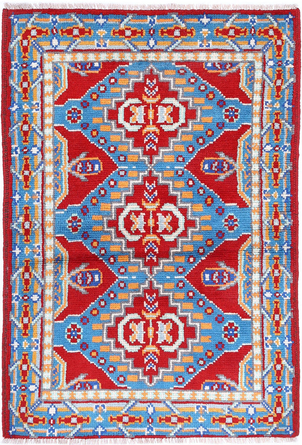 Hand Knotted Baluch Revival Wool Rug 2' 7" x 4' 0" - No. AT87796