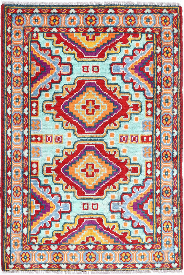 Hand Knotted Baluch Revival Wool Rug 2' 8" x 4' 1" - No. AT62431