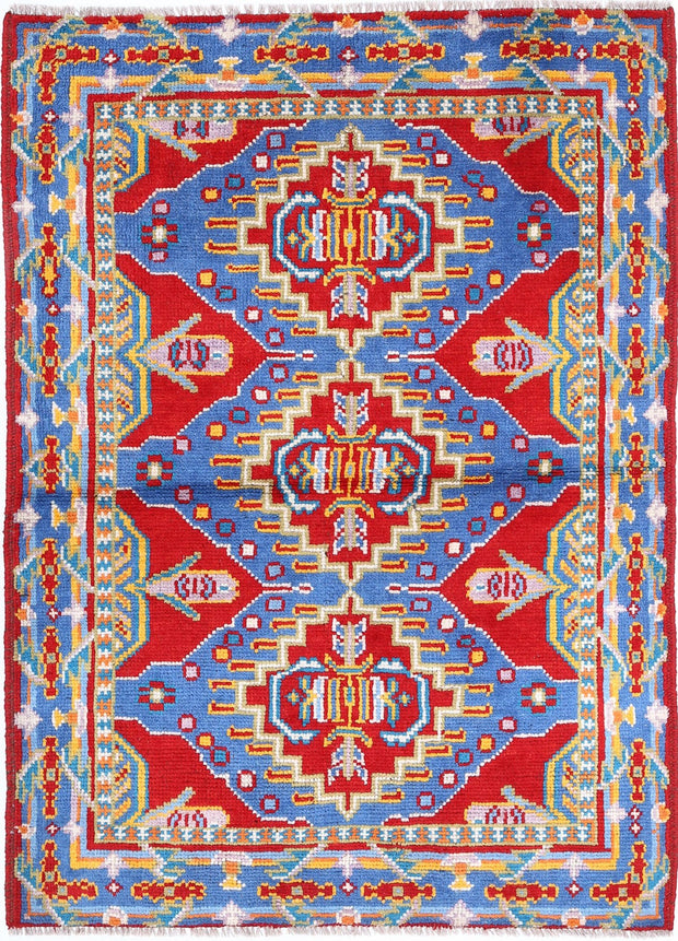Hand Knotted Baluch Revival Wool Rug 3' 3" x 4' 9" - No. AT81703