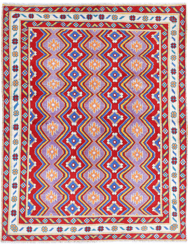 Hand Knotted Baluch Revival Wool Rug 4' 9" x 6' 6" - No. AT93820