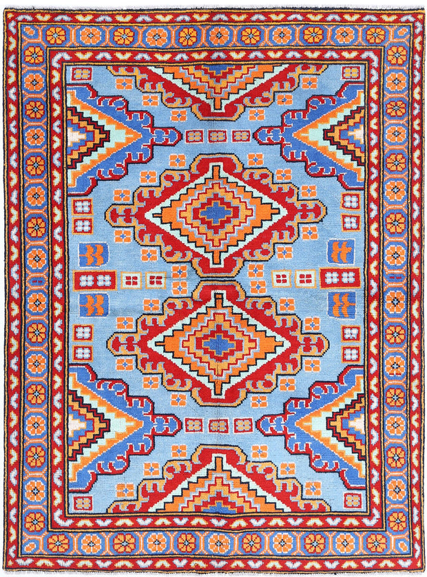 Hand Knotted Baluch Revival Wool Rug 4' 11" x 6' 8" - No. AT28727