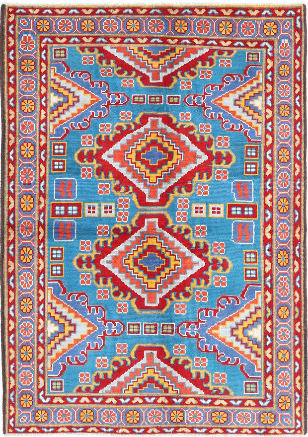 Hand Knotted Baluch Revival Wool Rug 5' 2" x 7' 5" - No. AT21849