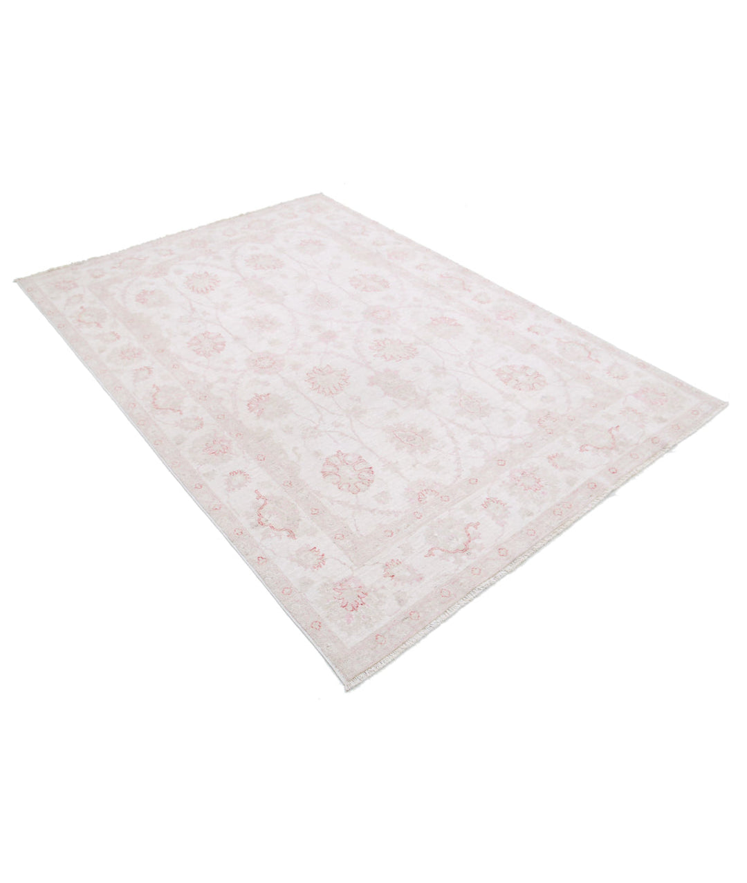 Afghan Serenity Rug 5' 4" x 7' 7" Hand-Knotted | No. AT30007