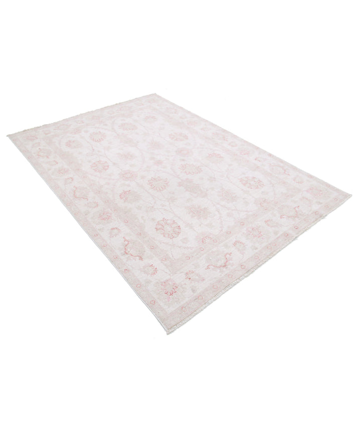 Afghan Serenity Rug 5' 4" x 7' 7" Hand-Knotted | No. AT30007