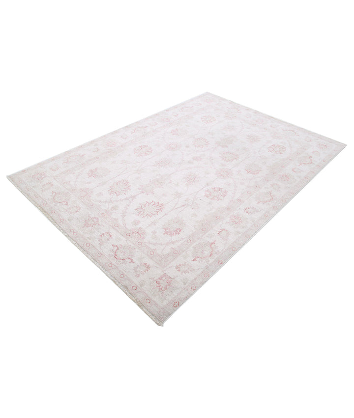 Afghan Serenity Rug 5' 4" x 7' 7" Hand-Knotted | No. AT30007