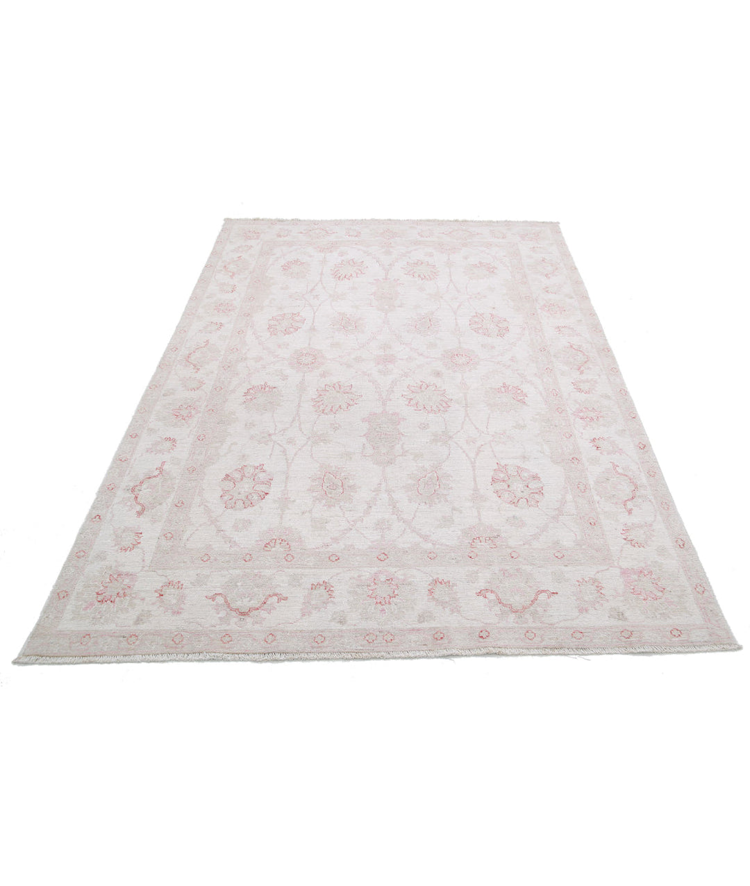 Afghan Serenity Rug 5' 4" x 7' 7" Hand-Knotted | No. AT30007
