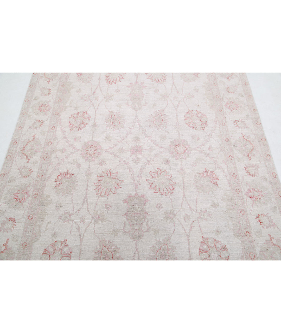 Afghan Serenity Rug 5' 4" x 7' 7" Hand-Knotted | No. AT30007