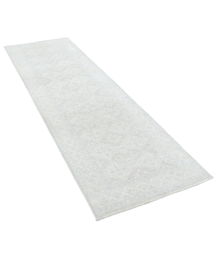 Afghan Serenity Runner Rug 2' 8" x 8' 1" Hand-Knotted | No. AT20896
