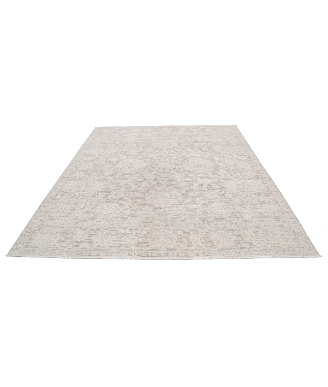 Hand Knotted Serenity Wool Rug 8' 0" x 9' 1" - No. AT34075