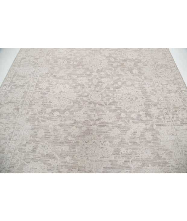 Hand Knotted Serenity Wool Rug 8' 0" x 9' 1" - No. AT34075