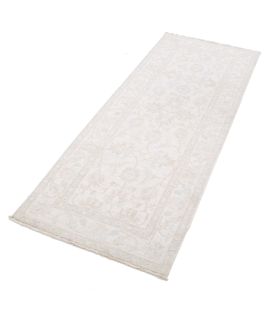 Afghan Serenity Runner Rug 2' 5" x 6' 4" Hand-Knotted | No. AT97931