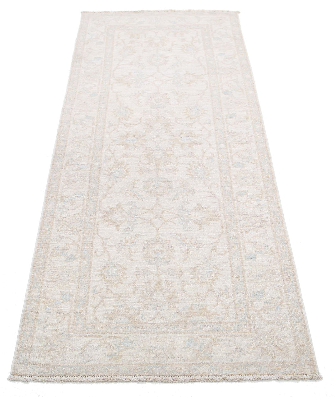 Afghan Serenity Runner Rug 2' 5" x 6' 4" Hand-Knotted | No. AT97931