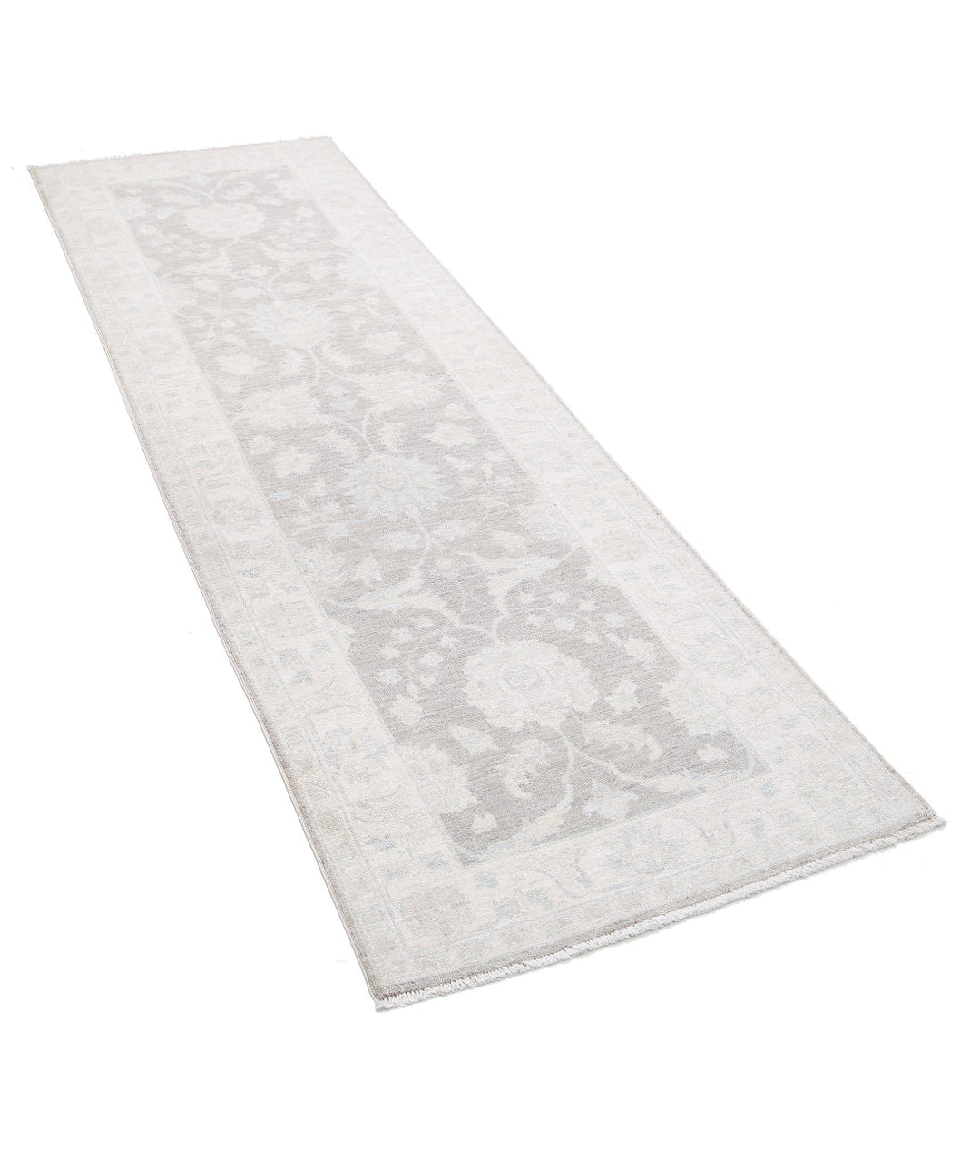 Afghan Serenity Runner Rug 2' 8" x 8' 0" Hand-Knotted | No. AT56836