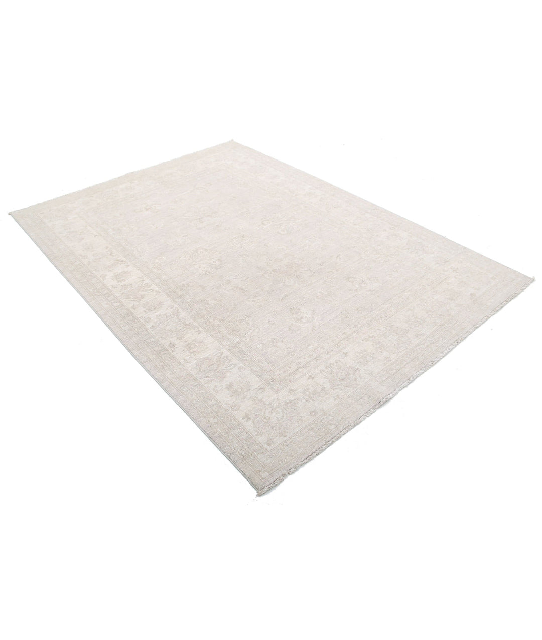Afghan Serenity Rug 5' 7" x 7' 8" Hand-Knotted | No. AT98468