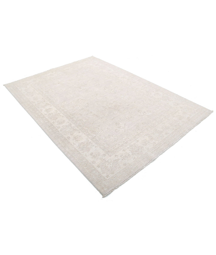Afghan Serenity Rug 5' 7" x 7' 8" Hand-Knotted | No. AT98468