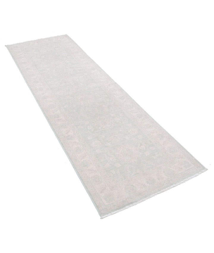 Afghan Serenity Runner Rug 2' 8" x 8' 7" Hand-Knotted | No. AT68039