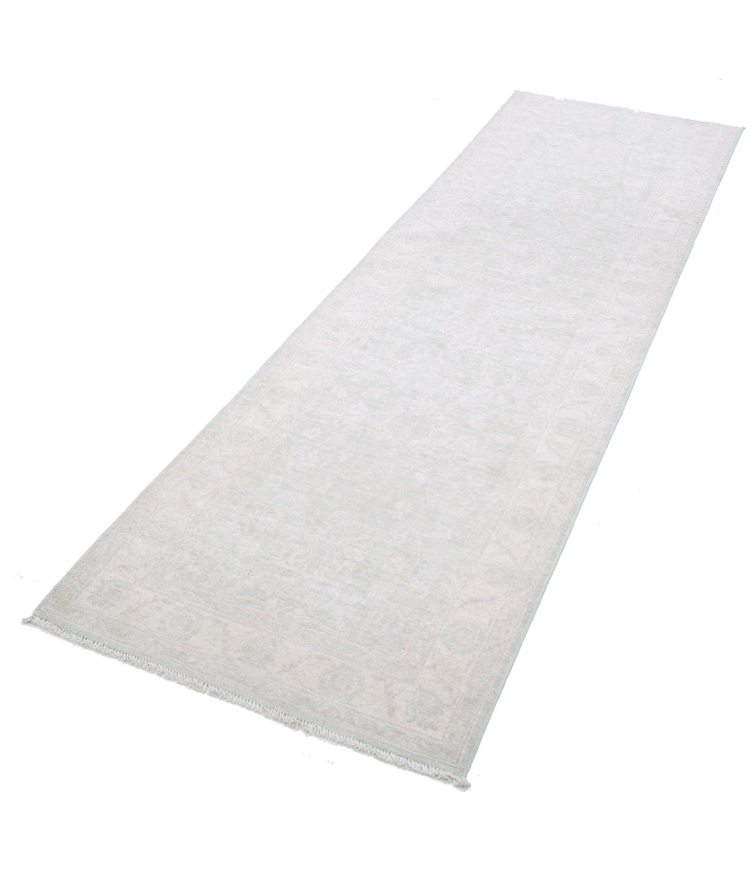 Afghan Serenity Runner Rug 2' 8" x 8' 7" Hand-Knotted | No. AT68039