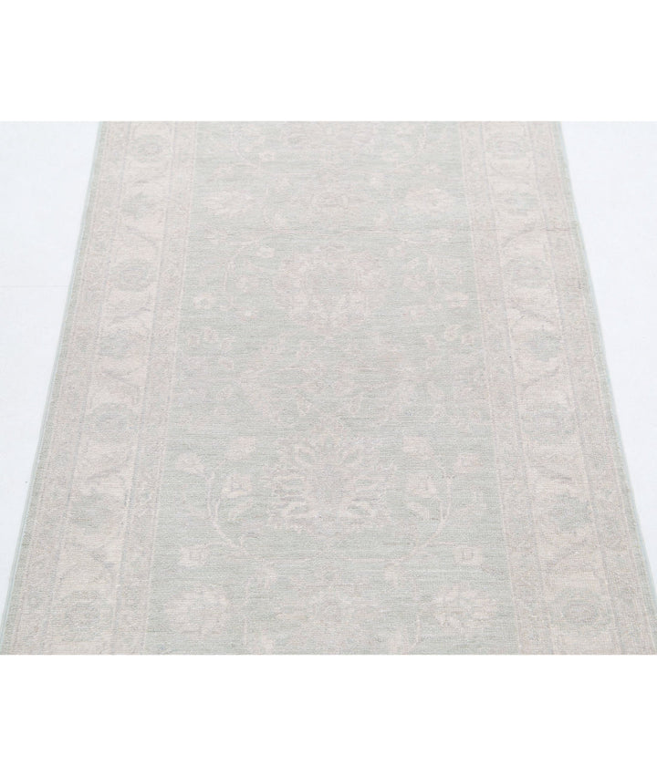 Afghan Serenity Runner Rug 2' 8" x 8' 7" Hand-Knotted | No. AT68039