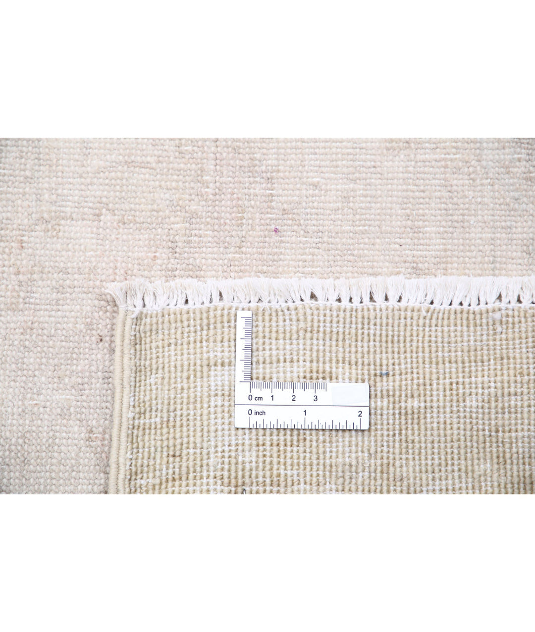 Ivory Afghan Serenity Rug 13' 0" x 16' 10" Hand-Knotted | No. AT36324