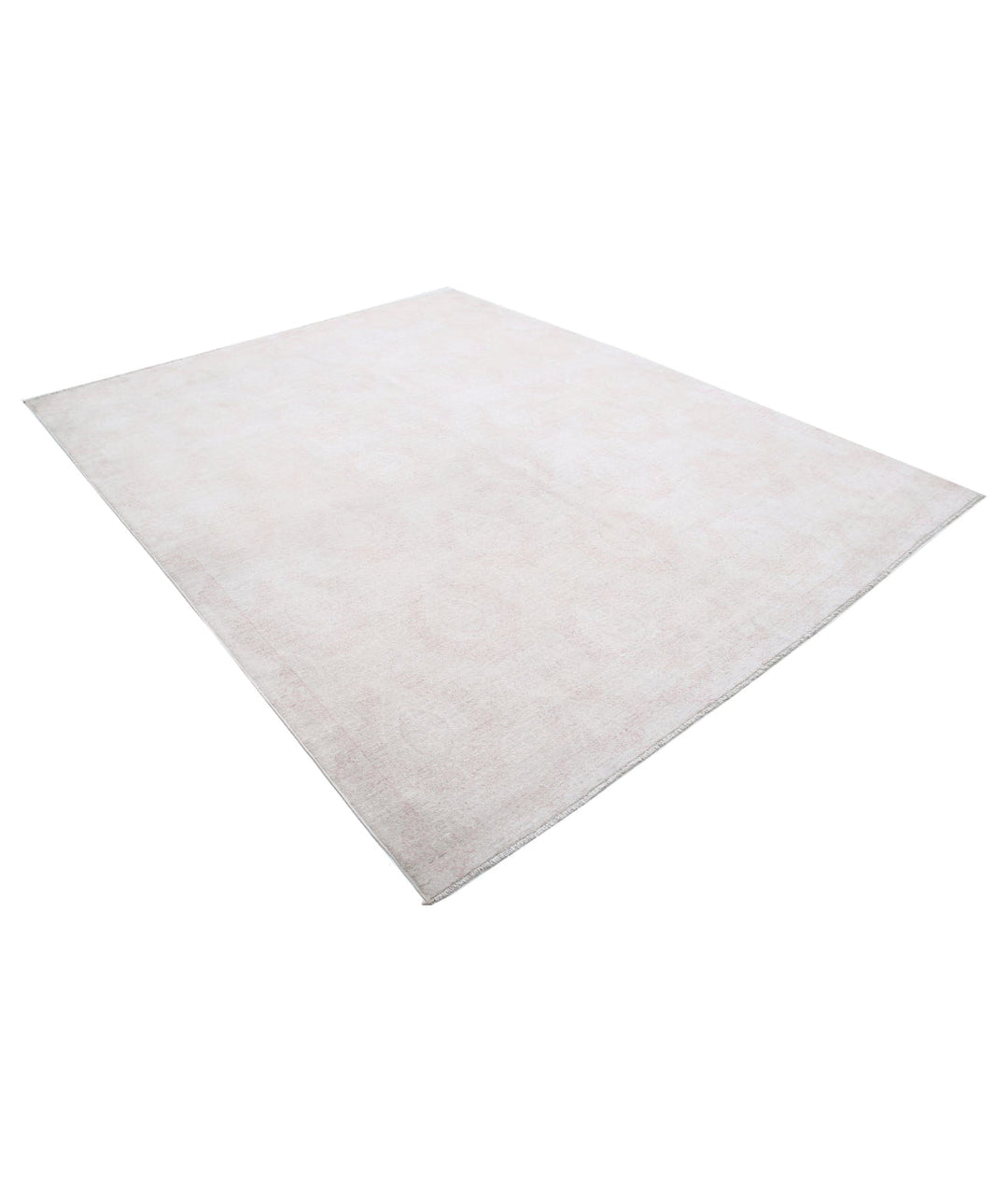Brown Afghan Serenity Rug 8' 0" x 10' 2" Hand-Knotted | No. AT86149