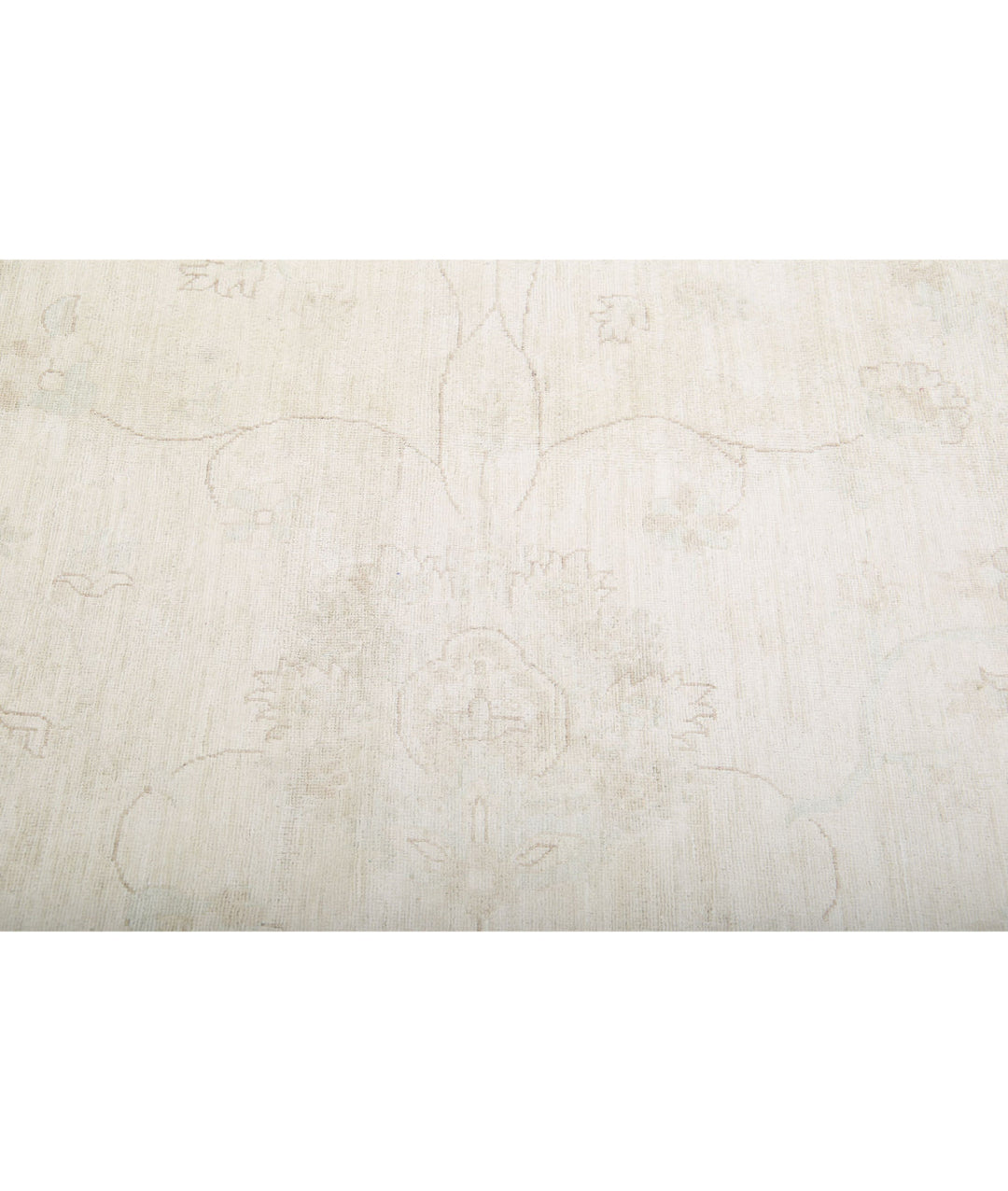 Ivory Afghan Serenity Rug 17' 0" x 23' 9" Hand-Knotted | No. AT63248