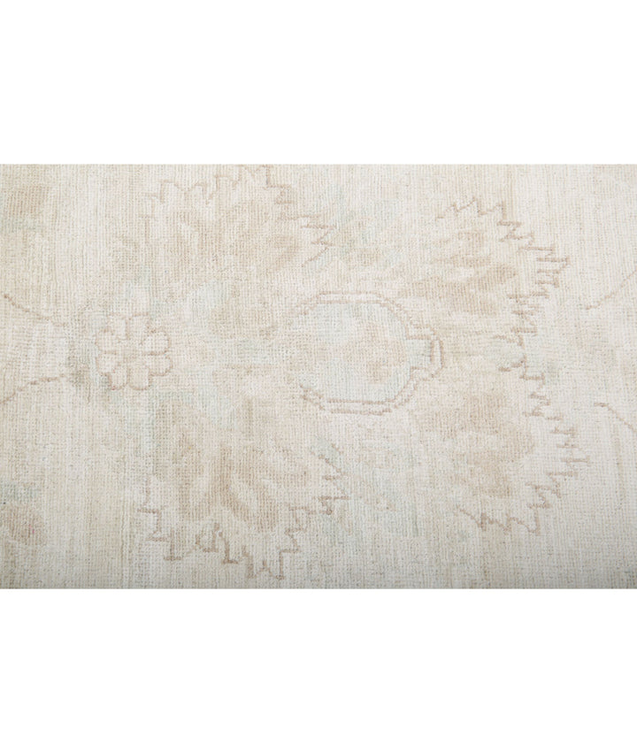 Ivory Afghan Serenity Rug 17' 0" x 23' 9" Hand-Knotted | No. AT63248