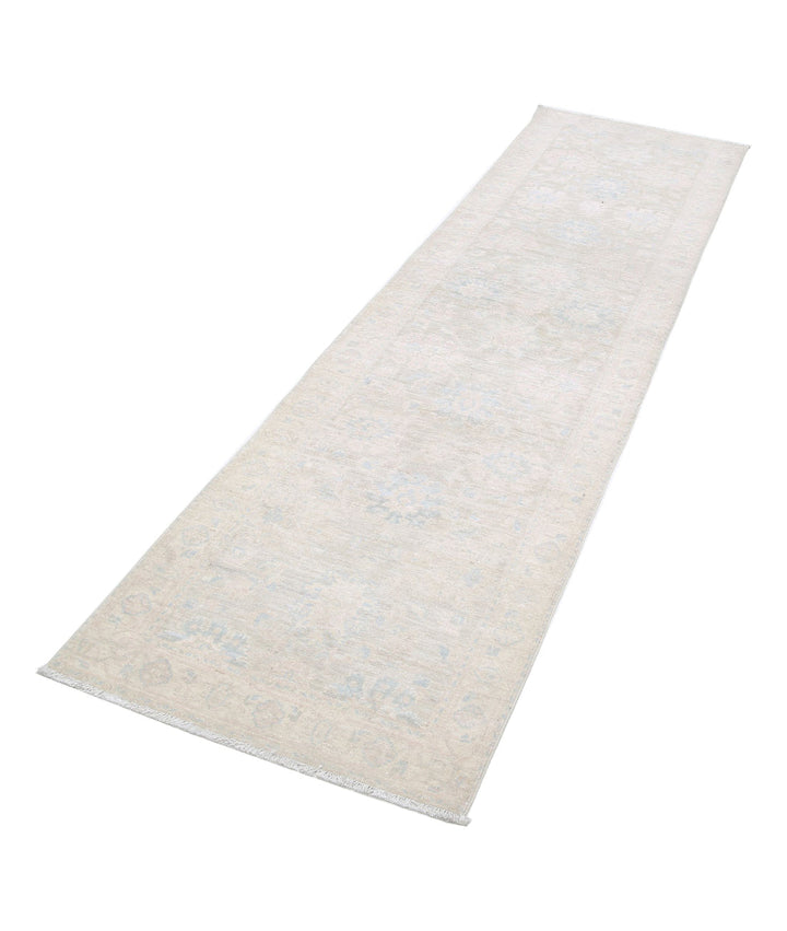 Afghan Serenity Rug 2' 5" x 9' 3" Hand-Knotted | No. AT96091