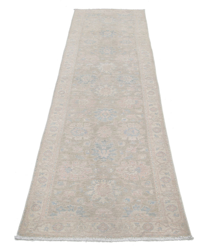 Afghan Serenity Rug 2' 5" x 9' 3" Hand-Knotted | No. AT96091