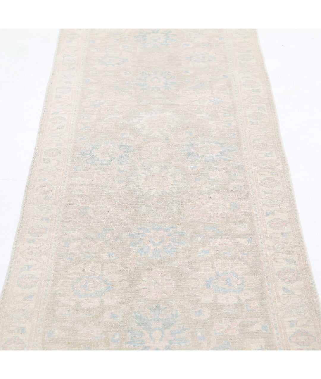 Afghan Serenity Rug 2' 5" x 9' 3" Hand-Knotted | No. AT96091
