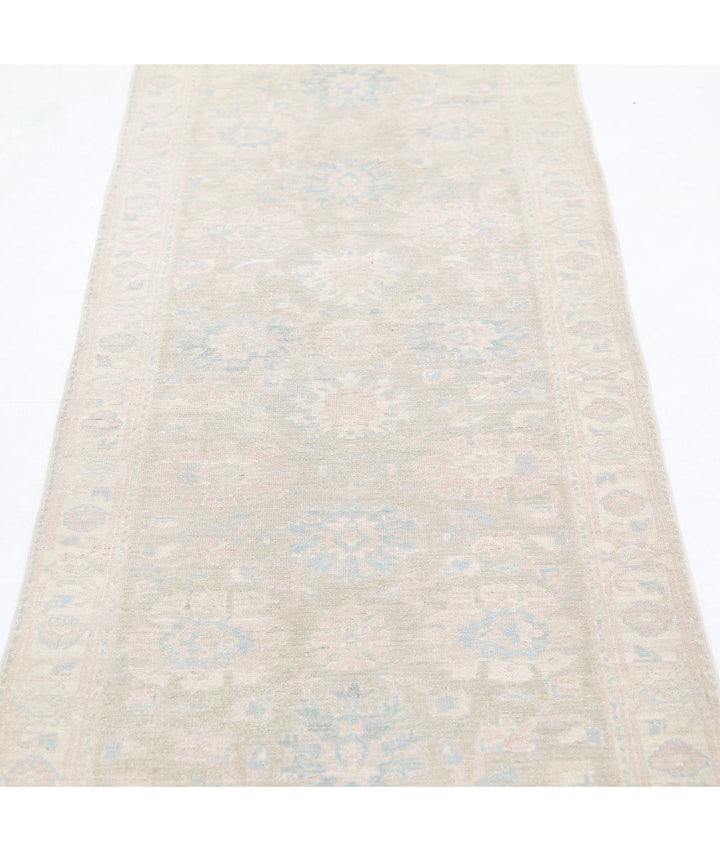 Afghan Serenity Rug 2' 5" x 9' 3" Hand-Knotted | No. AT96091