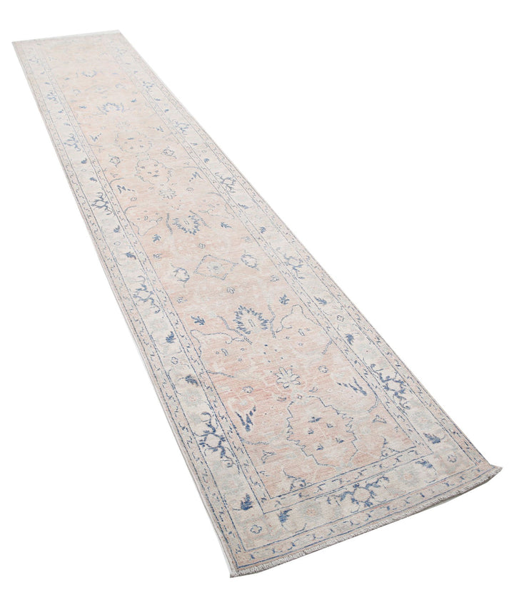 Hand Knotted Serenity Wool Rug 2' 6" x 13' 6" - No. AT15357