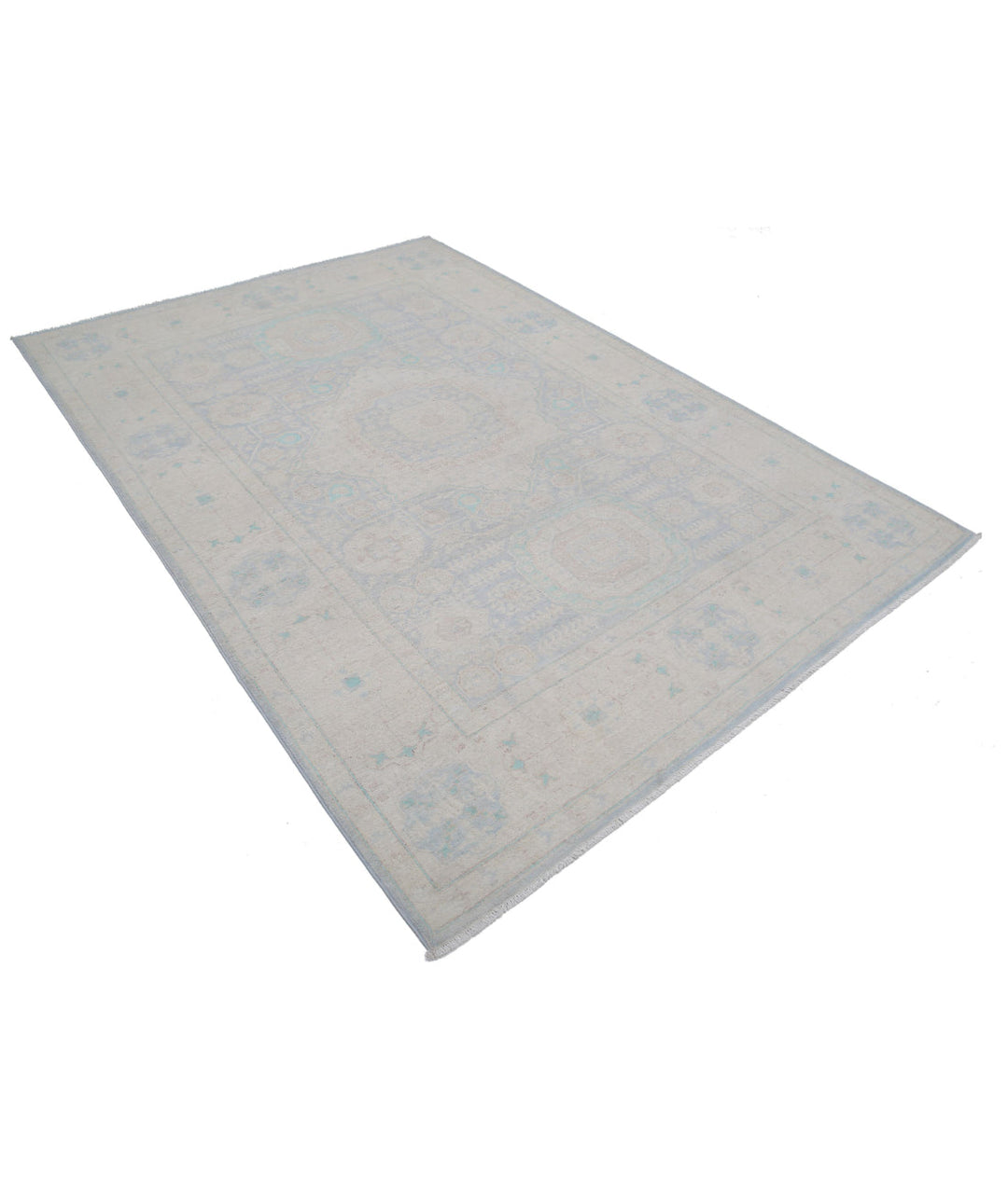 Hand Knotted Serenity Wool Rug 6' 0" x 8' 6" - No. AT598771