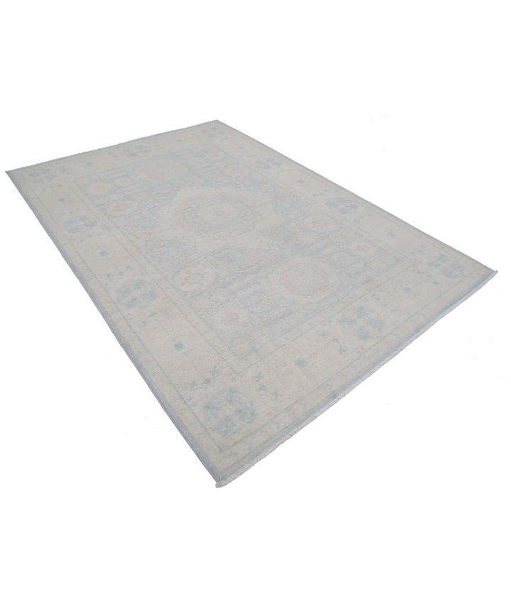 Hand Knotted Serenity Wool Rug 6' 0" x 8' 6" - No. AT598771